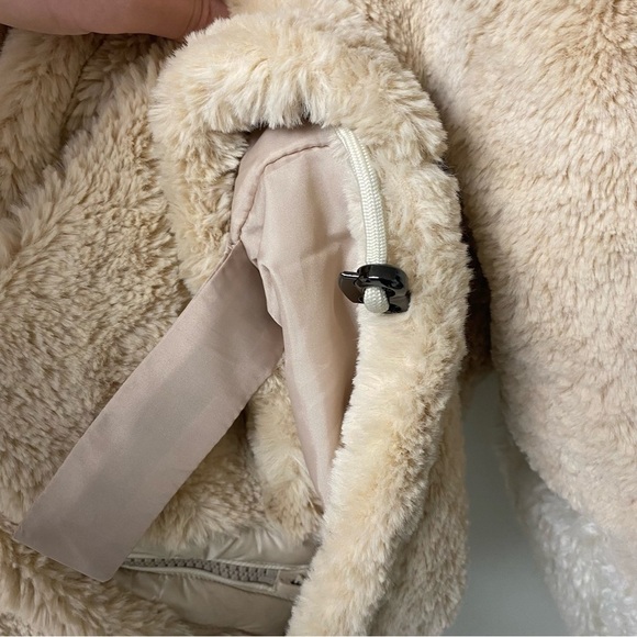 OOF Wear Faux Fur Zip Up Heavy Oversized Jacket Size 38 / XS - Picture 9 of 11